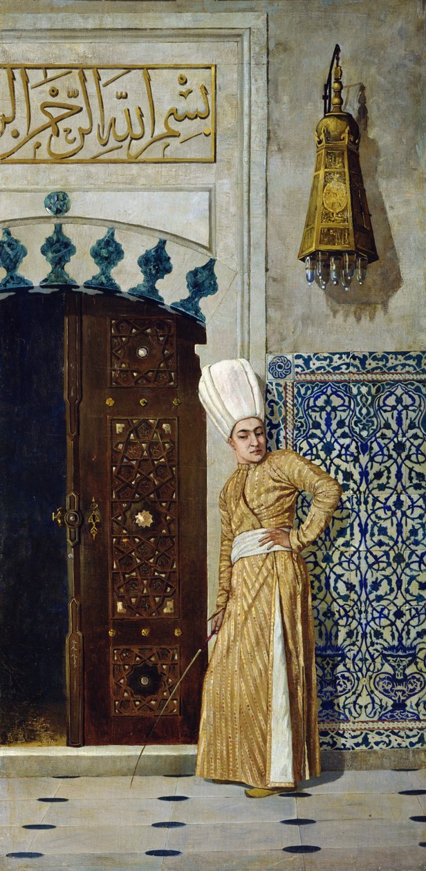 Eunukki haaremin oven edessä tekijältä Vasili Vasilievich Vereshchagin