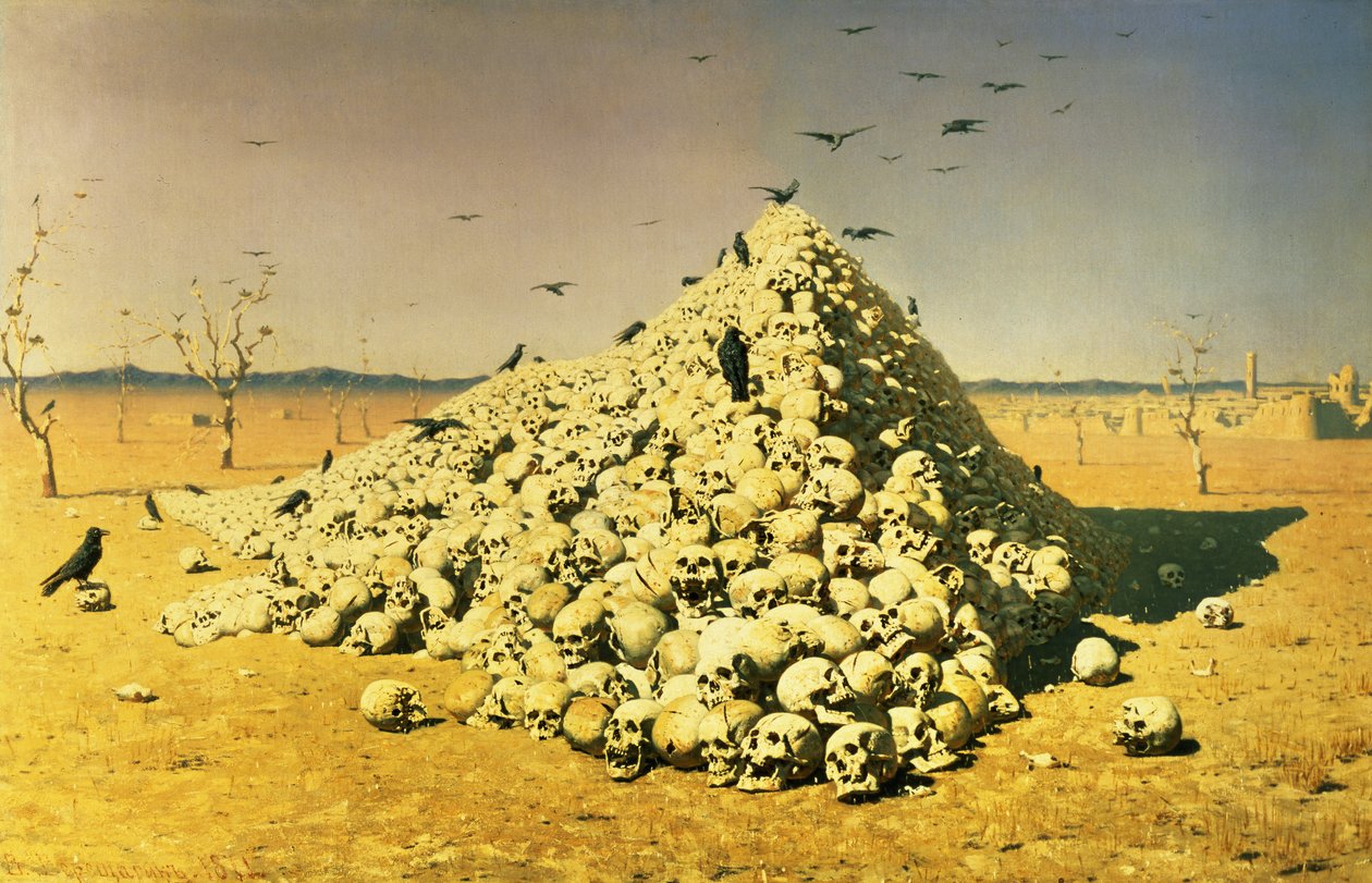 Allegoria vuoden 1871 sodasta, 1871 tekijältä Vasili Vasilievich Vereshchagin