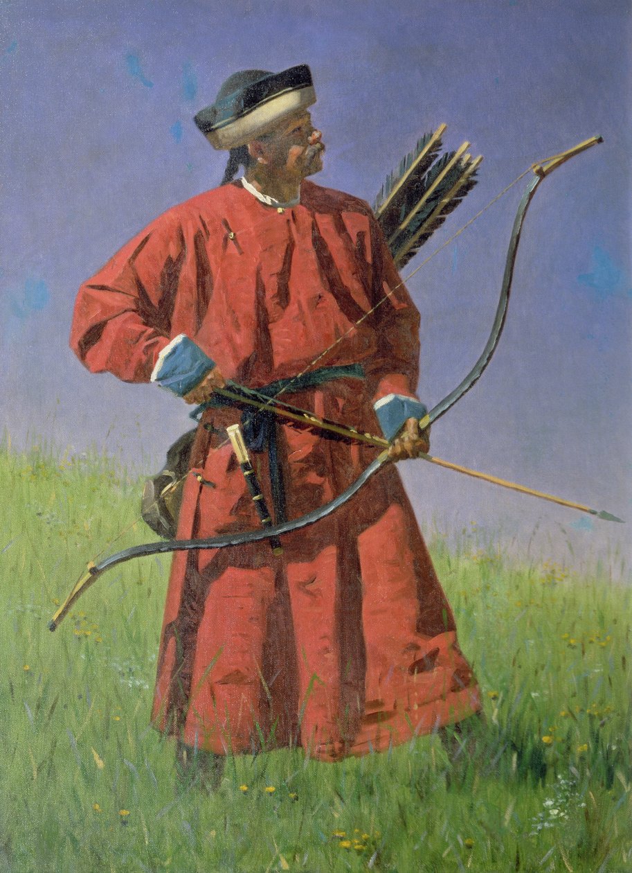 Bokharan sotilas (Sarbaz), 1873 tekijältä Vasili Vasilievich Vereshchagin
