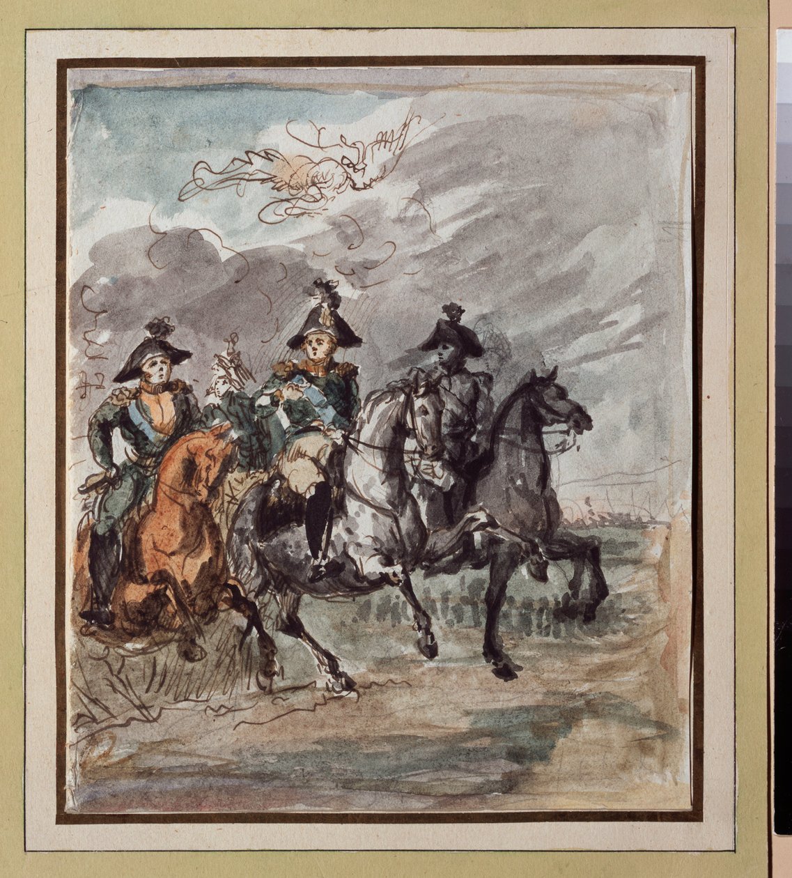 Paraati Mininin ja Pozharskin muistomerkin avajaisissa Moskovassa 20. helmikuuta 1818 (Paraati Mininin ja Pozharskin muistomerkin avajaisissa Moskovassa tekijältä Vasili Andreevich Tropinin