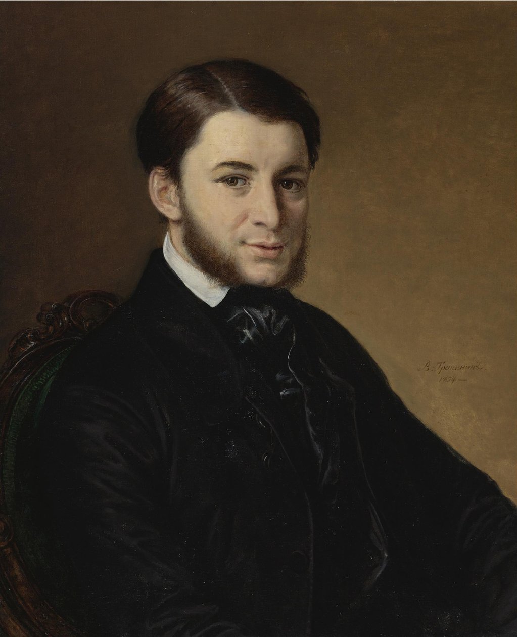 Leonid Matvejevitš Muromtsevin muotokuva 1825-1899 tekijältä Vasili Andreevich Tropinin