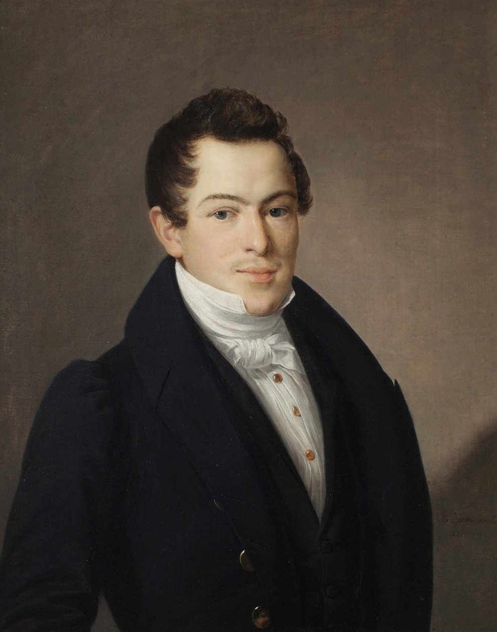 Naumovin muotokuva, 1831 tekijältä Vasili Andreevich Tropinin