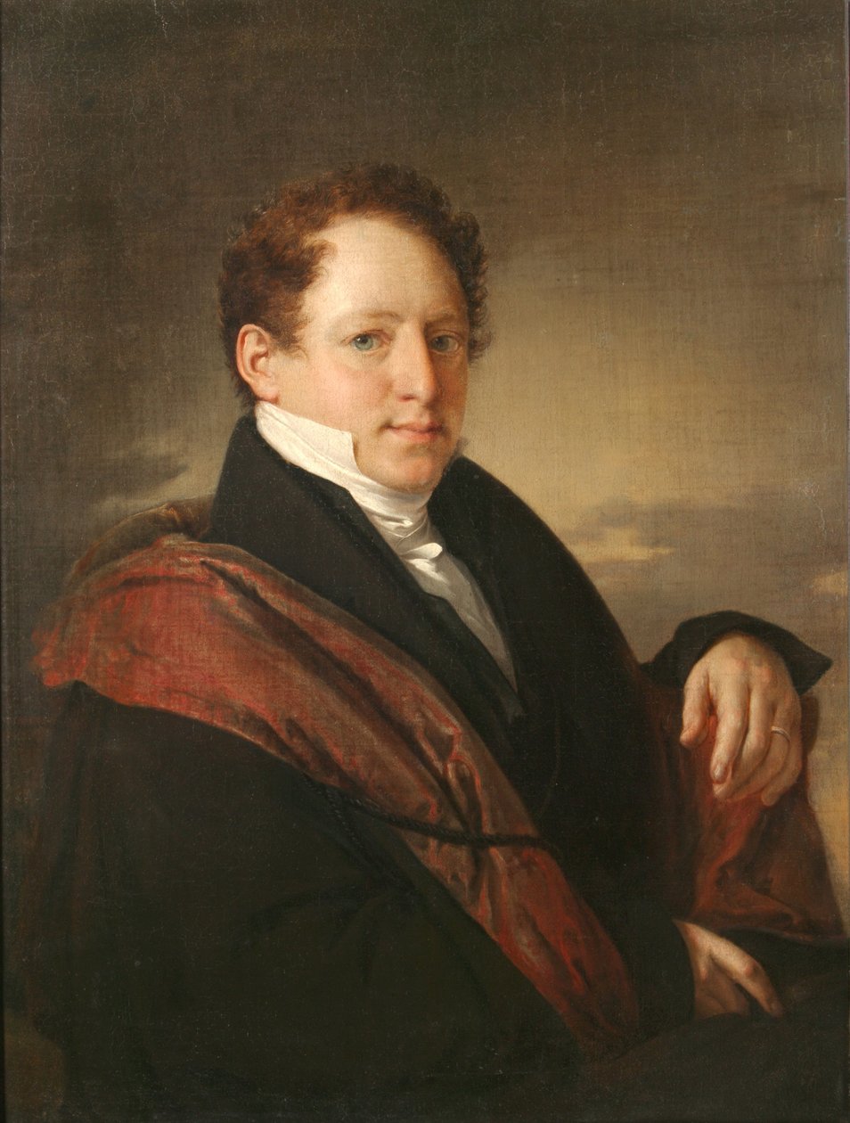 Stepan Dmitrievich Netšaevin muotokuva 1792-1860, 1830 tekijältä Vasili Andreevich Tropinin