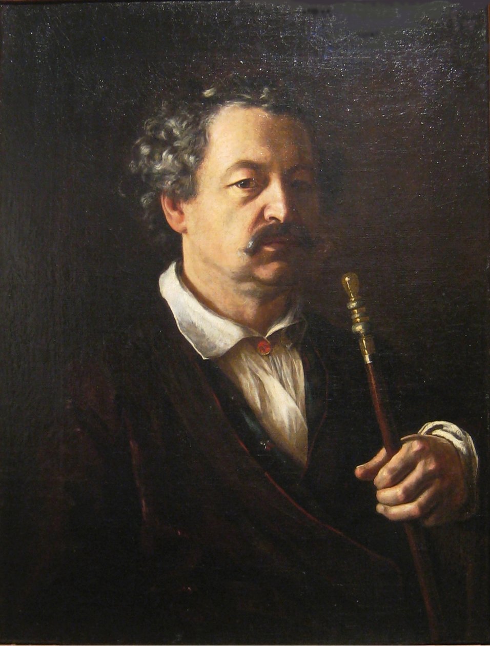 Säveltäjä Aleksandr Aleksandrovich Aljabjevin muotokuva 1787-1851, 1840-1850 tekijältä Vasili Andreevich Tropinin