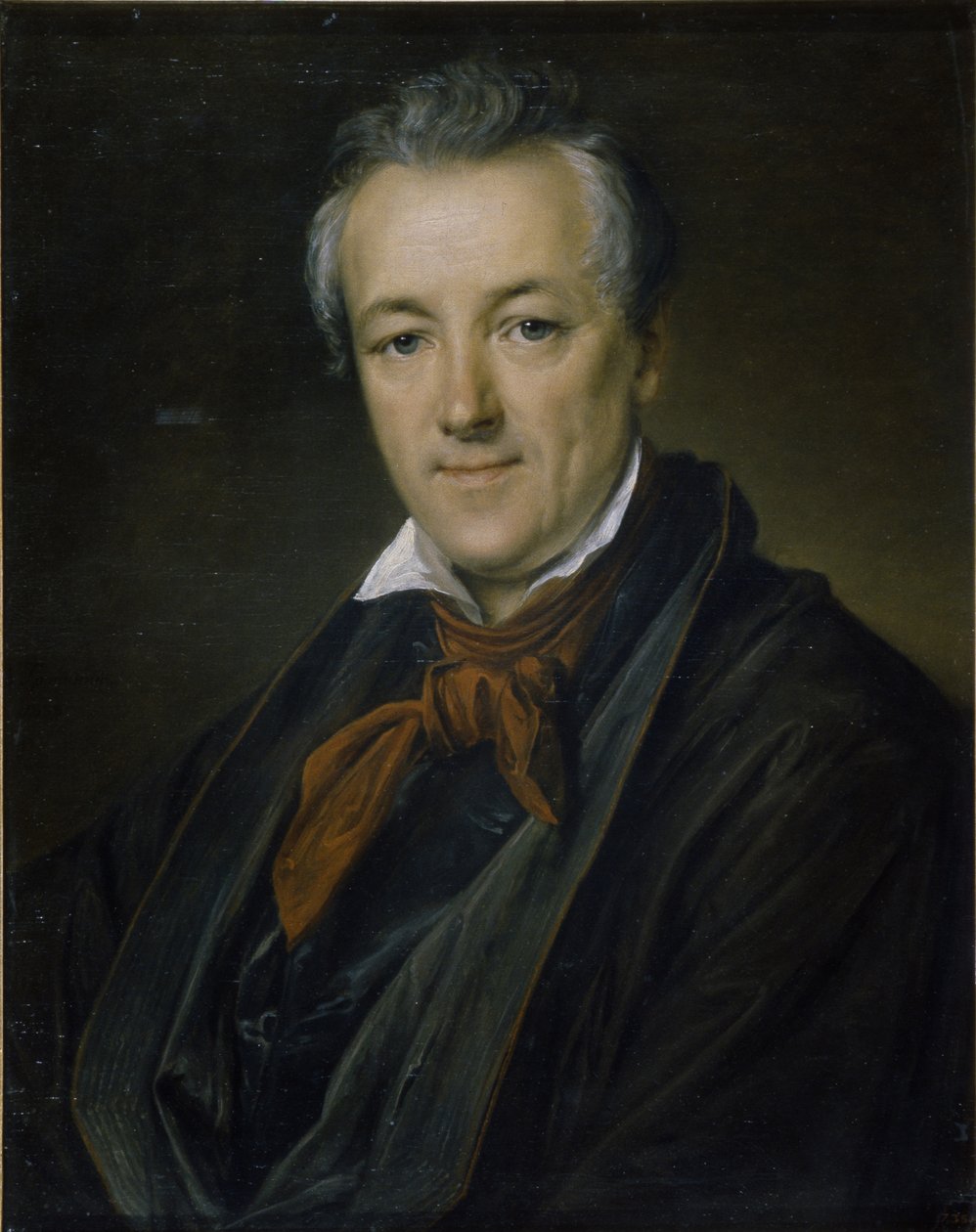 Taidemaalari Pjotr Fjodorovitš Sokolovin muotokuva 1791-1848, 1833 tekijältä Vasili Andreevich Tropinin