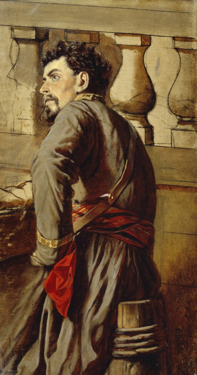 Zaporozshin kasakka, 1873 tekijältä Vasili Grigorevich Perov