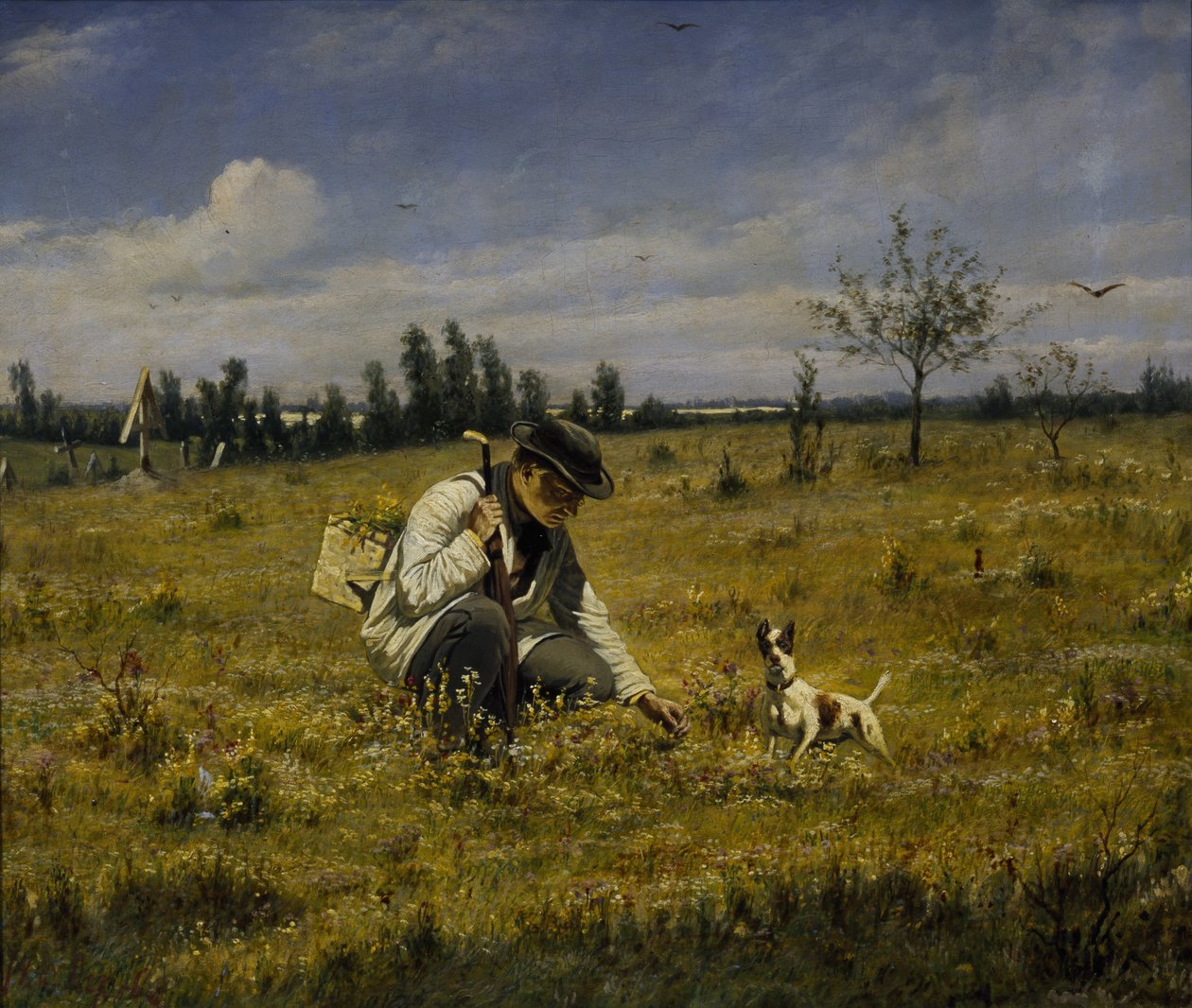 Kasvitieteilijä, 1874 tekijältä Vasili Grigorevich Perov