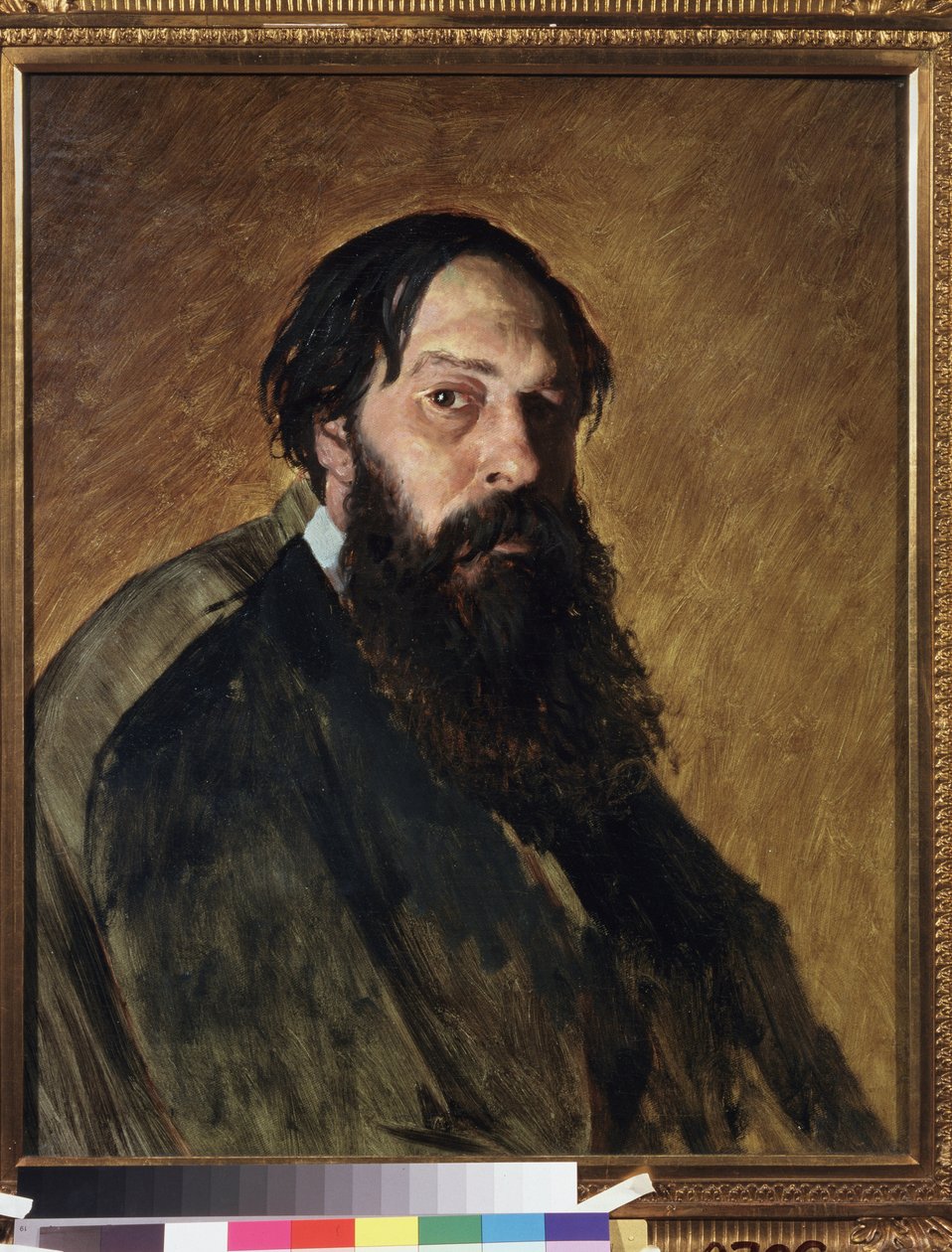 Muotokuva taiteilija Aleksei Savrasov (Savrasov) (1830-1897). Vasili (Vasili) Grigorjevitš Perovin (1834-1882) maalaus, öljy kankaalle. 1800-luvun venäläinen taide. Valtion Tretjakovin galleria, Moskova. tekijältä Vasili Grigorevich Perov