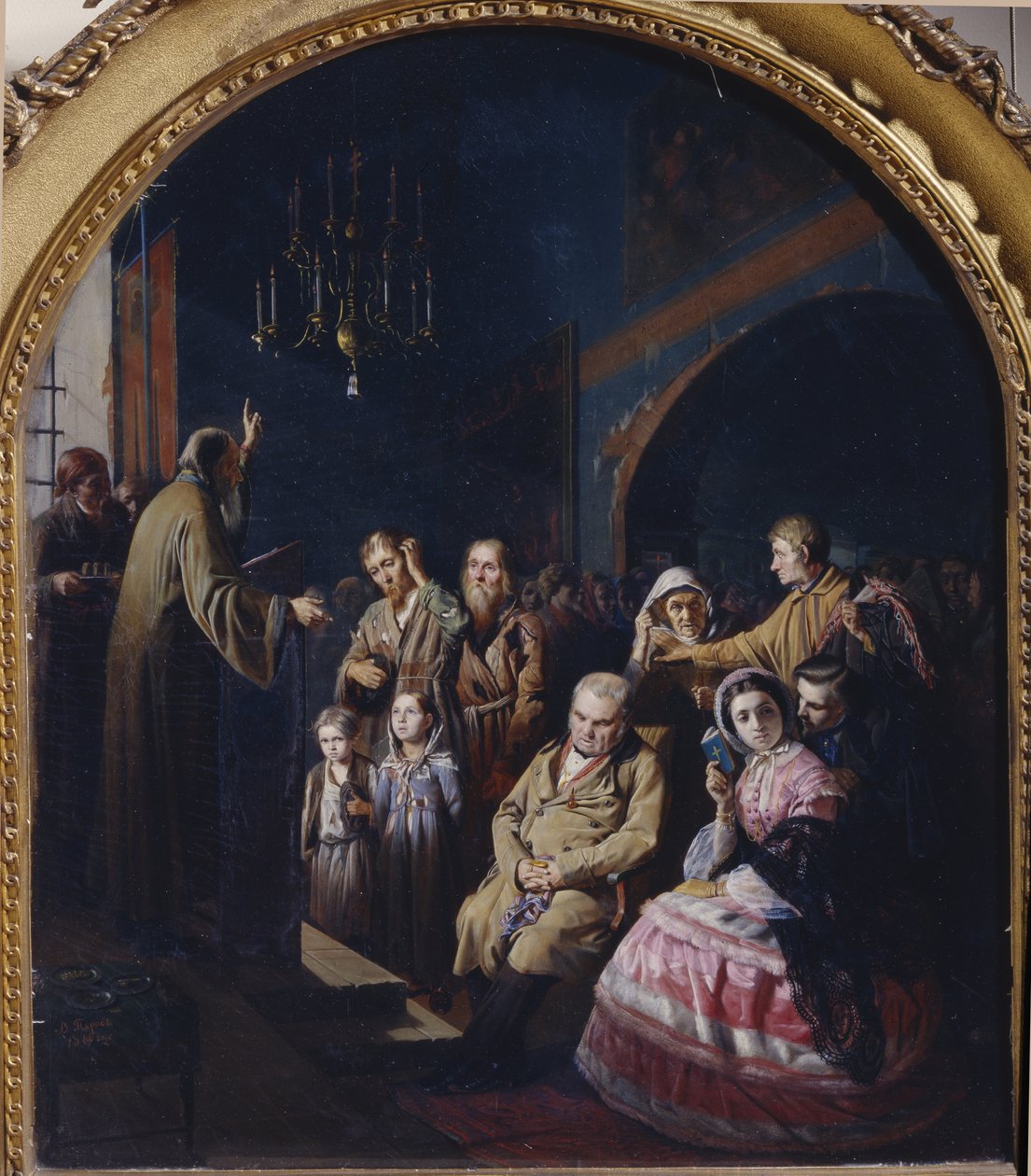 Saarna kylässä, 1861 tekijältä Vasili Grigorevich Perov