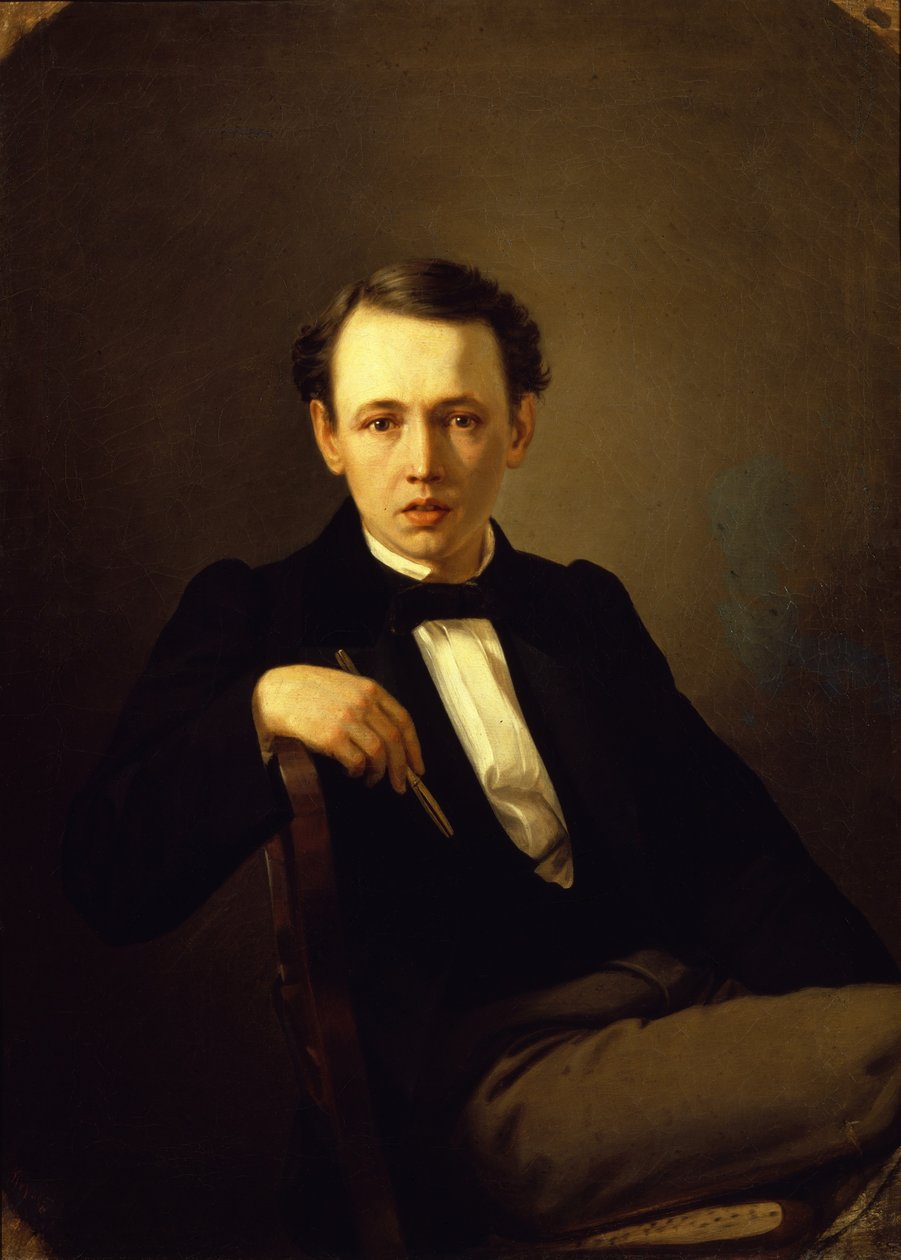 Omakuva, 1851 tekijältä Vasili Grigorevich Perov