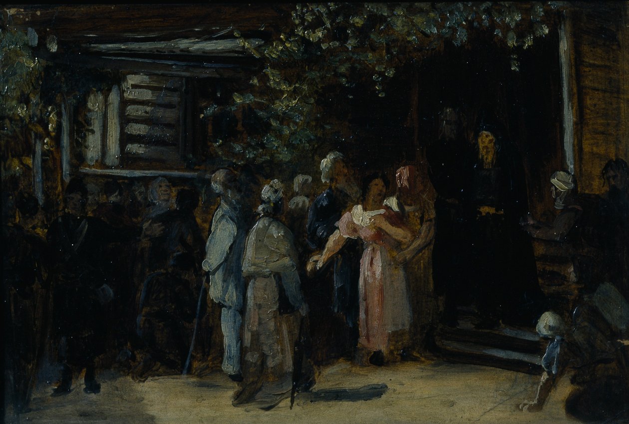 Vierailu Erakon luona, 1870-luku tekijältä Vasili Grigorevich Perov