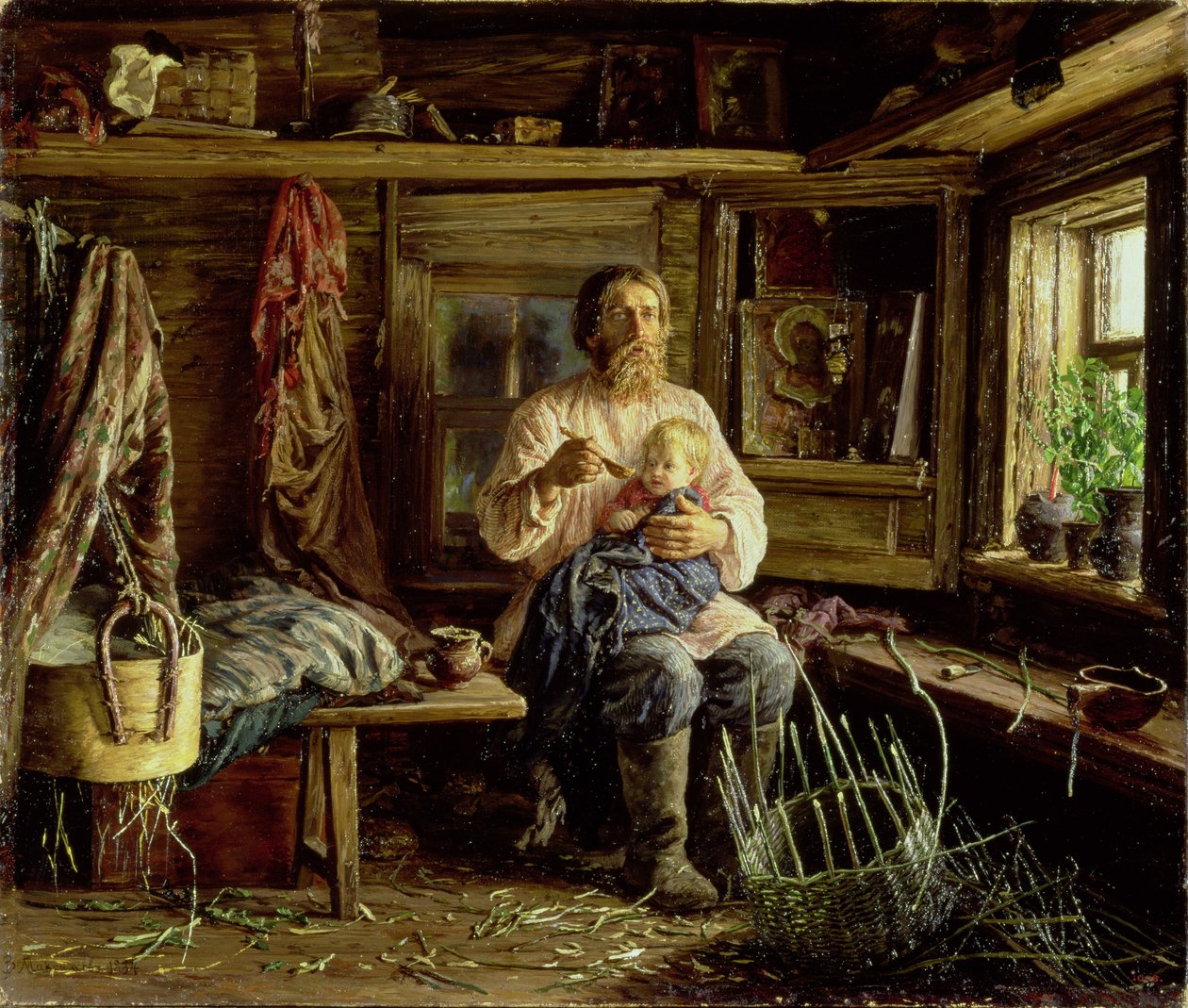 Sokea aviomies, 1884 tekijältä Vasili Maksimovich Maksimov