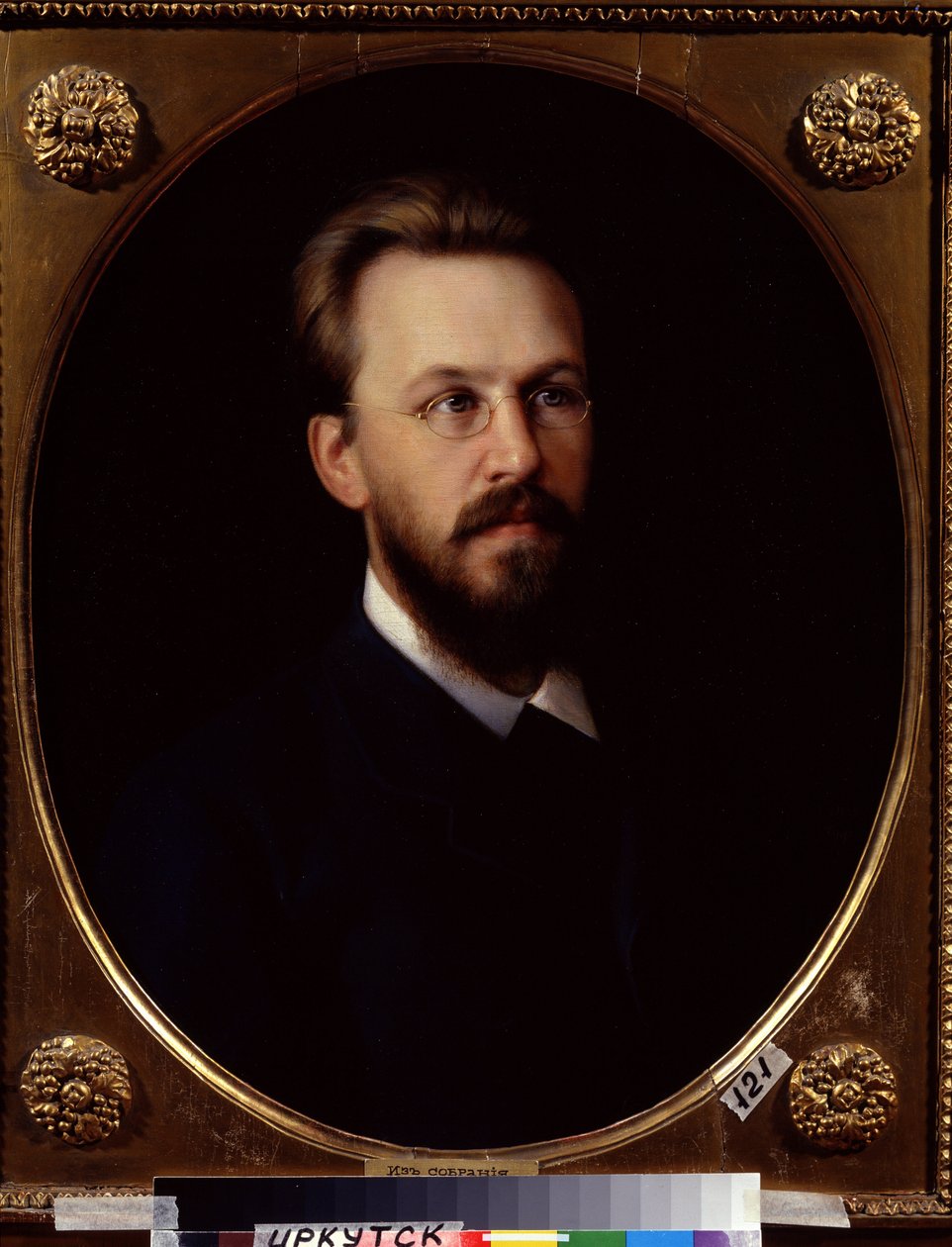 ""Muotokuva V. Sukachev (Sukachyev) fondateur du Irkutsk (Irkoutsk) taidemuseo"" Peinture de Vasili Petrovich Khudoyarov (1831-1892) 1882 State Art Museum Irkoutsk tekijältä Vasili Petrovich Khudoyarov