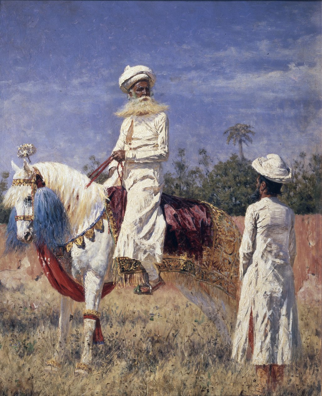 Ratsumies Jaipurissa, 1881 tekijältä Vasili Vasilievich Vereshchagin