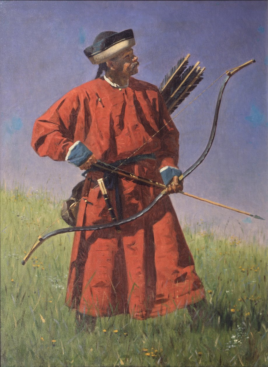 Bukharan sotilas Sarbaz tekijältä Vasili Vasilievich Vereshchagin