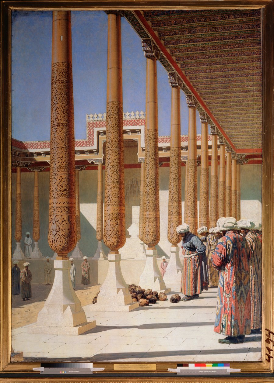 Palkinnot (mestatut päät Venäjän valloituksen aikana Turkestanissa) tekijältä Vasili Vasilievich Vereshchagin