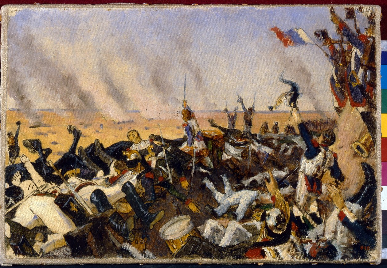 Borodinon taistelun loppu 26. elokuuta 1812 (Borodinon taistelun loppu 26. elokuuta). tekijältä Vasili Vasilievich Vereshchagin