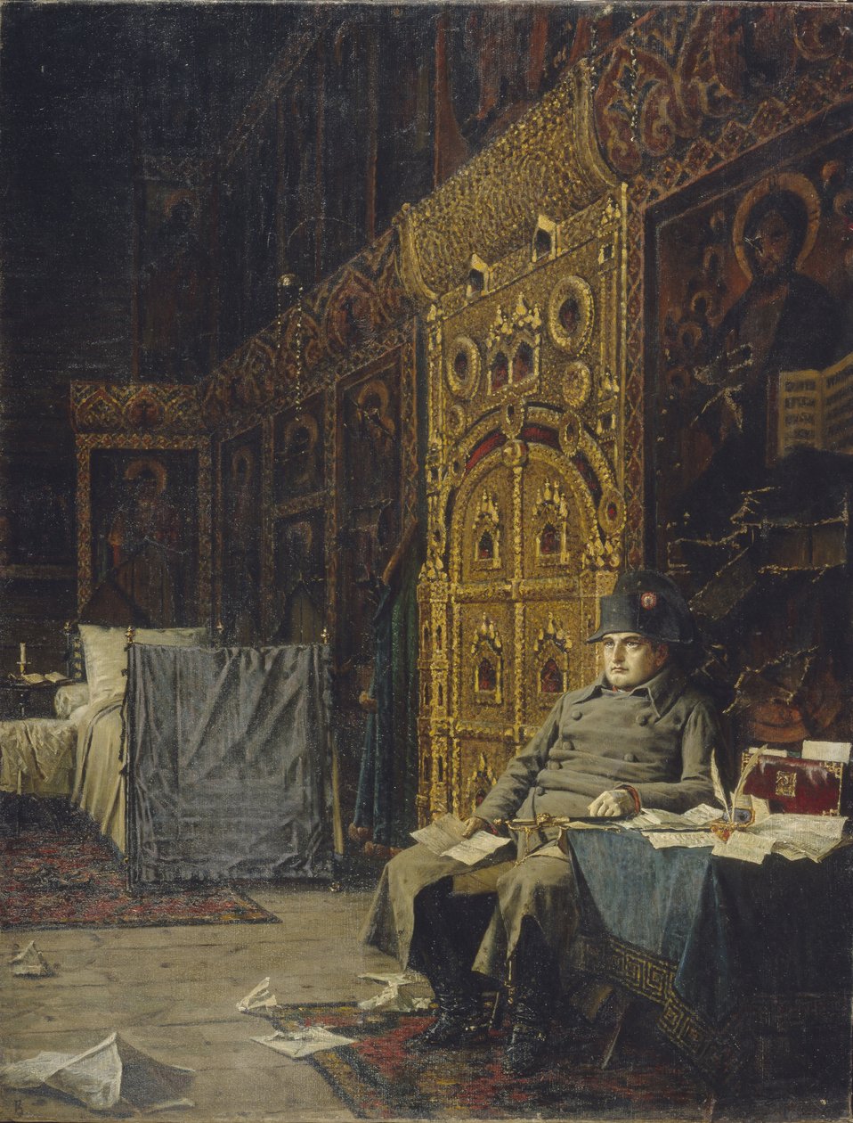 Matkalla. Huonoja uutisia Ranskasta, 1899-1900 tekijältä Vasili Vasilievich Vereshchagin