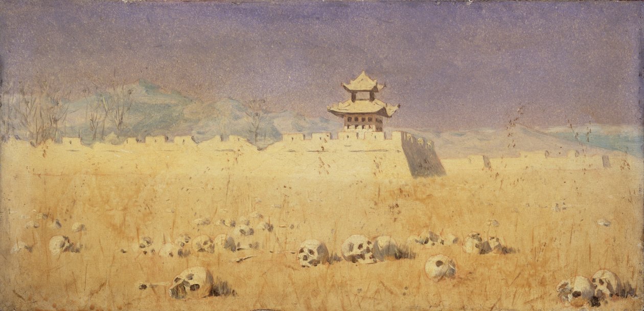 Ruins in Chuguchak, Xinjiang, 1869 tekijältä Vasili Vasilievich Vereshchagin