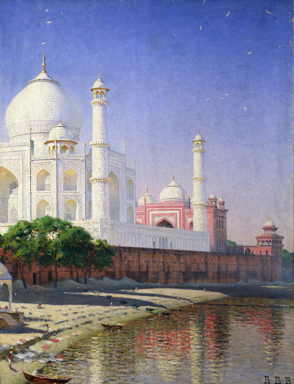 Taj Mahal (öljy kankaalle) tekijältä Vasili Vasilievich Vereshchagin