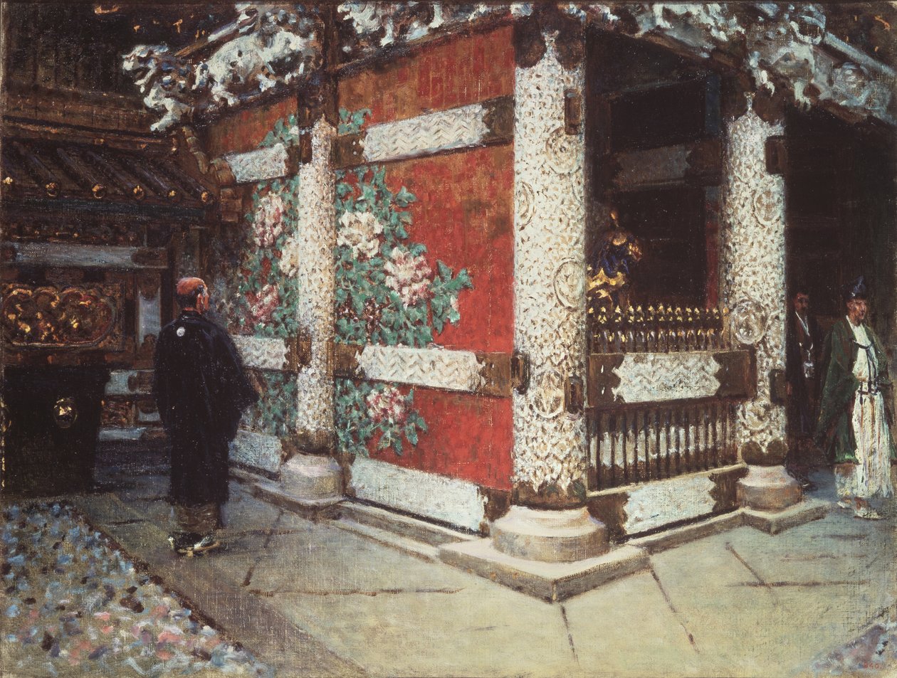 Shintolaisuuden pyhäkkö Nikossa, 1903 tekijältä Vasili Vasilievich Vereshchagin
