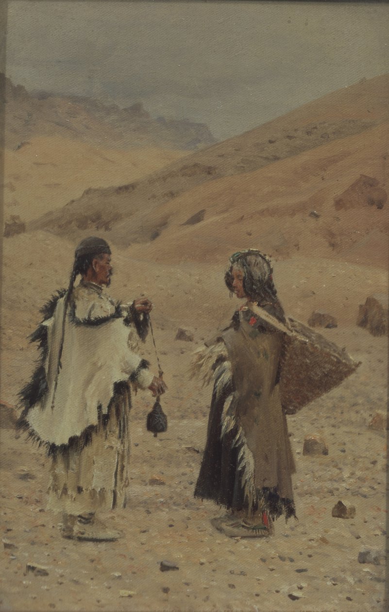 Länsi-Tiibetiläiset tekijältä Vasili Vasilievich Vereshchagin