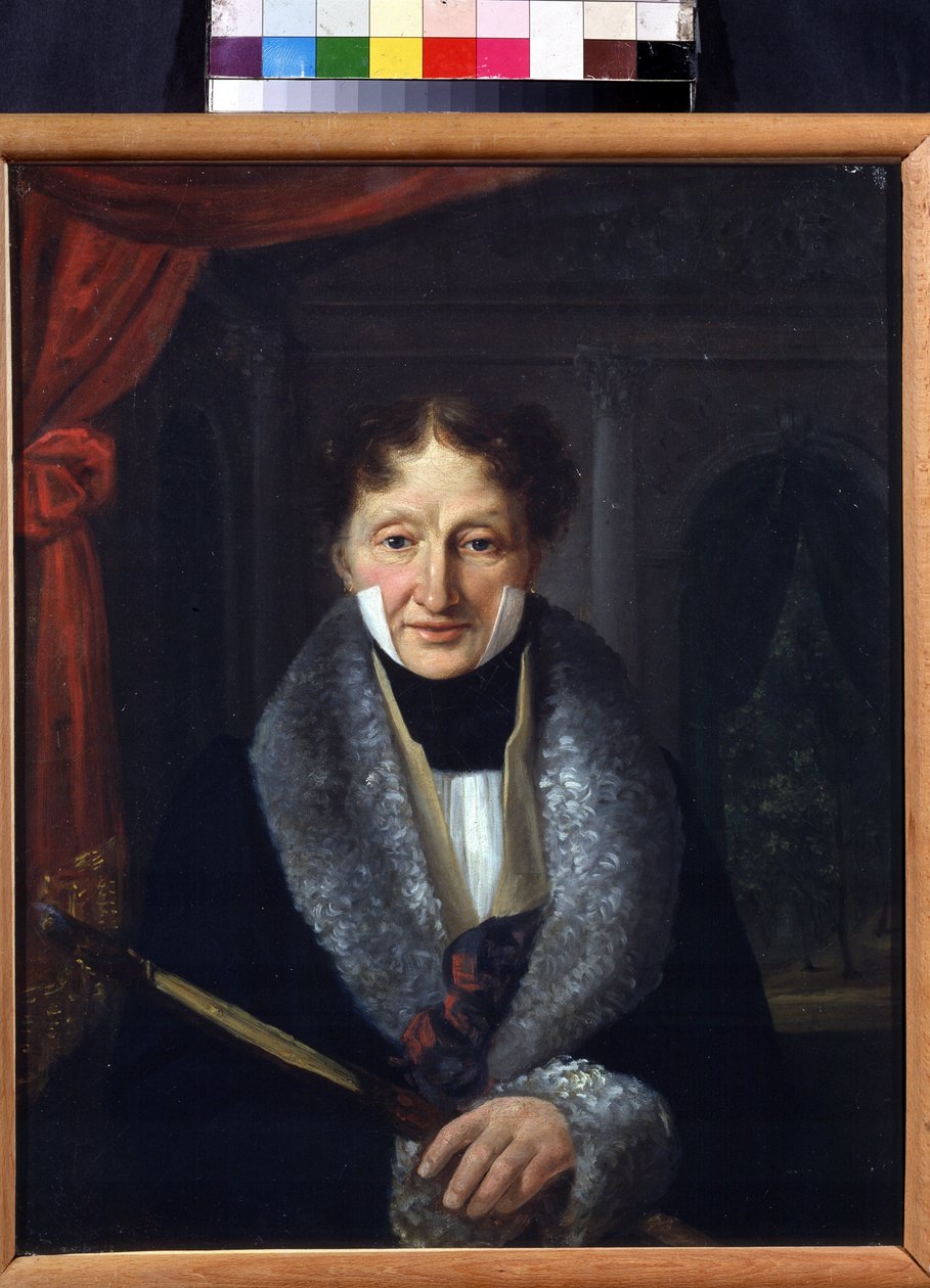 Balettimestarin Charles Louis Didelotin (1767-1837) muotokuva (Balettimestarin Charles Louis Didelotin muotokuva). Vasili Venediktovitš Baranovin (1792-1836) maalaus. Öljy kankaalle, 46,5 x 37,5 cm tekijältä Vasili Venediktovich Baranov