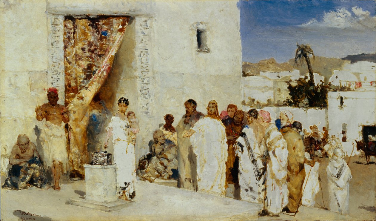 The Widows Mite, 1890-luku tekijältä Vasilii Kotarbinsky