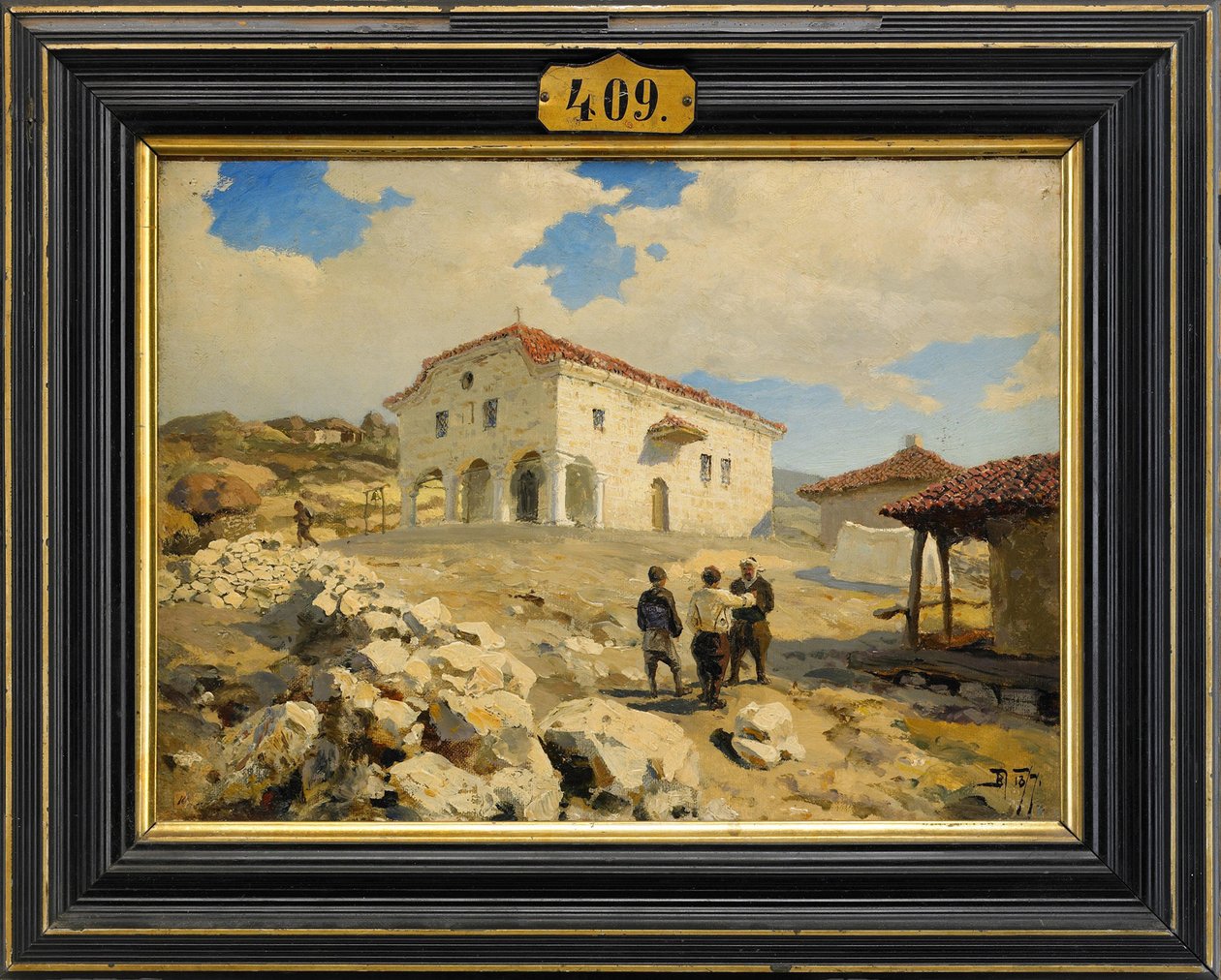Kirkko Balkanilla, 1877 tekijältä Vasilij Dmitrievich Polenov