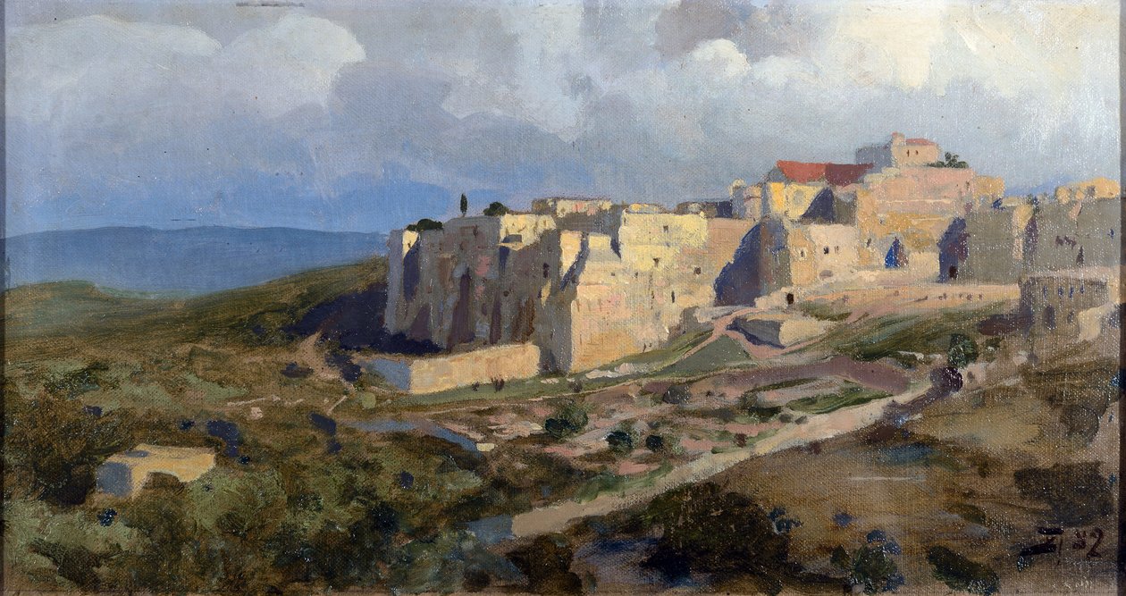 Bethlehem ou Bethlehem - Bethlehem par Polenov, Vasily (Vassili, Vasily) Dmitrievich (1844-1927) tekijältä Vasilij Dmitrievich Polenov