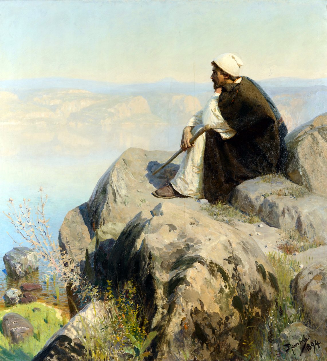 Unelmia Polenov, Vasili Dmitrievich (1844-1927). Öljy kankaalle tekijältä Vasilij Dmitrievich Polenov