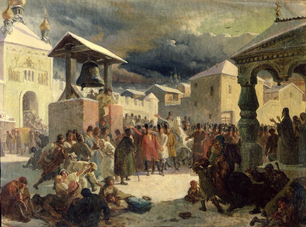 Veche Novgorodin tasavallassa, 1861 tekijältä Vasily Grigorievich Khudyakov