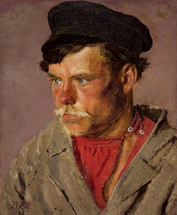 Talonpojan muotokuva. tekijältä Vasili Vasilievich Vereshchagin