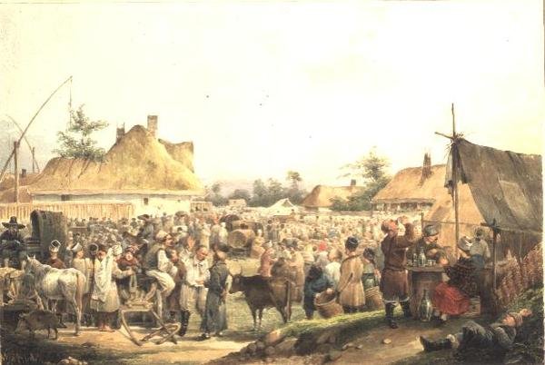 Kylämessut Ukrainassa tekijältä Vasily Ivanovich Sternberg