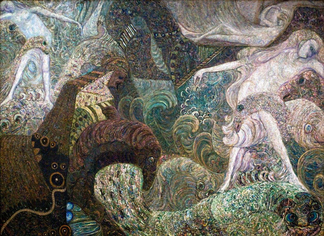 Sea Bottom, 1800-luvun loppu tai 1900-luvun alku. tekijältä Vasily Ivanovich Denisov