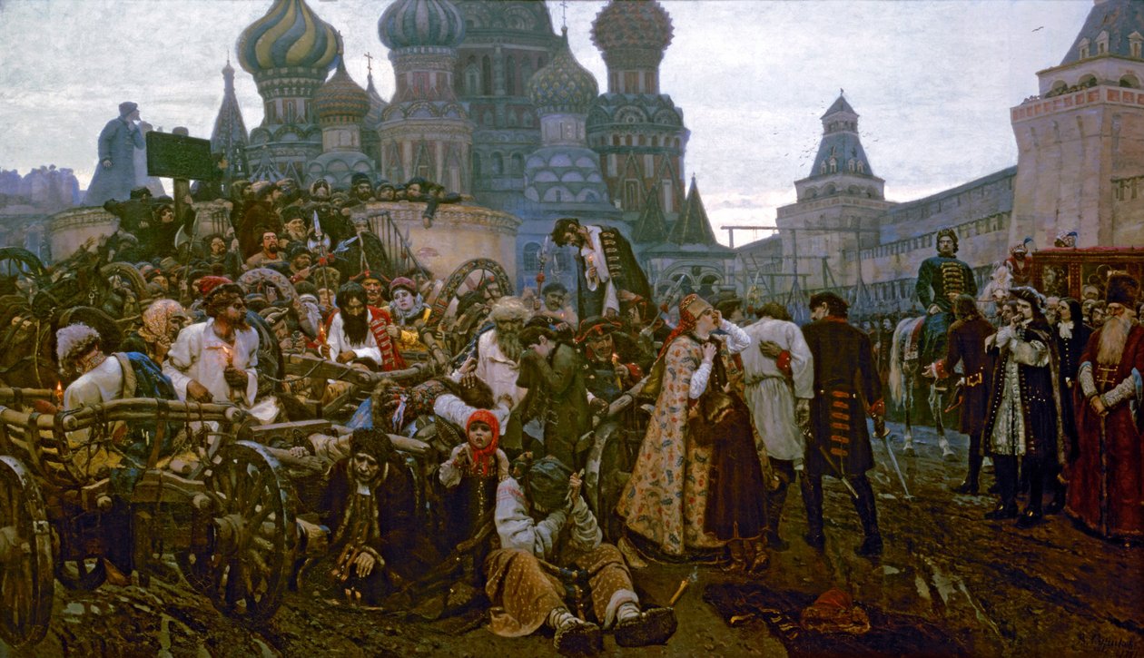 Утро стрелецкой казни tekijältä Vasily Surikov