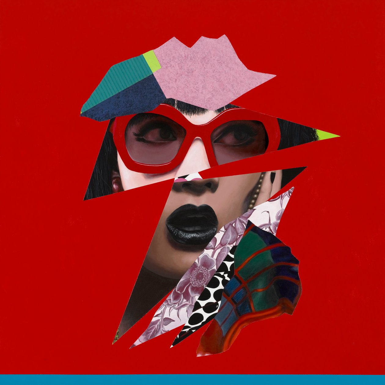 Starstruck (A Moment of Madness on Rodeo), 2017 (Akryyli puulle) tekijältä Vaskeen Vaskeen