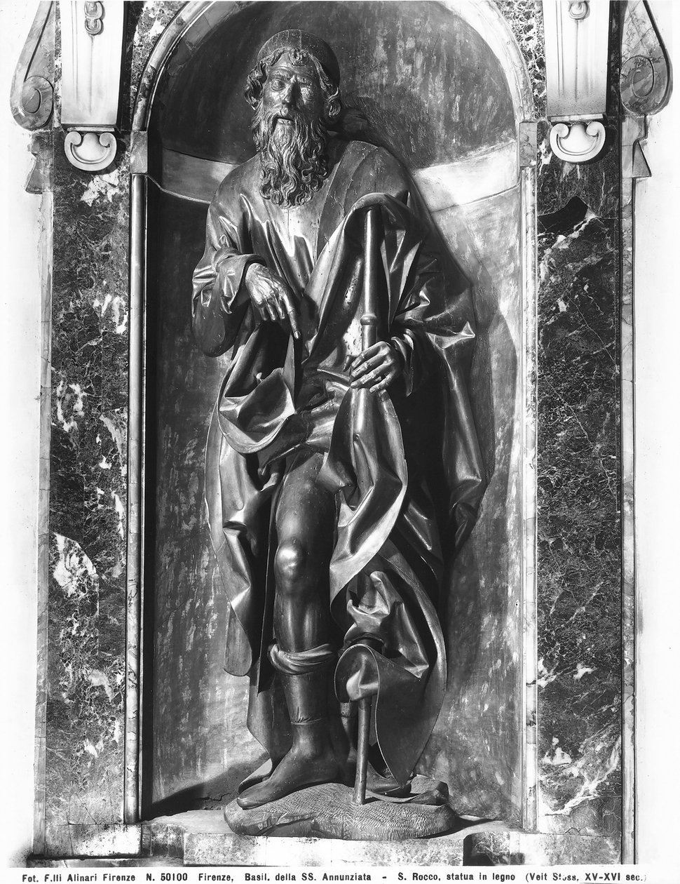 San Rocco (kalkkipuu) tekijältä Veit or Wit Stoss