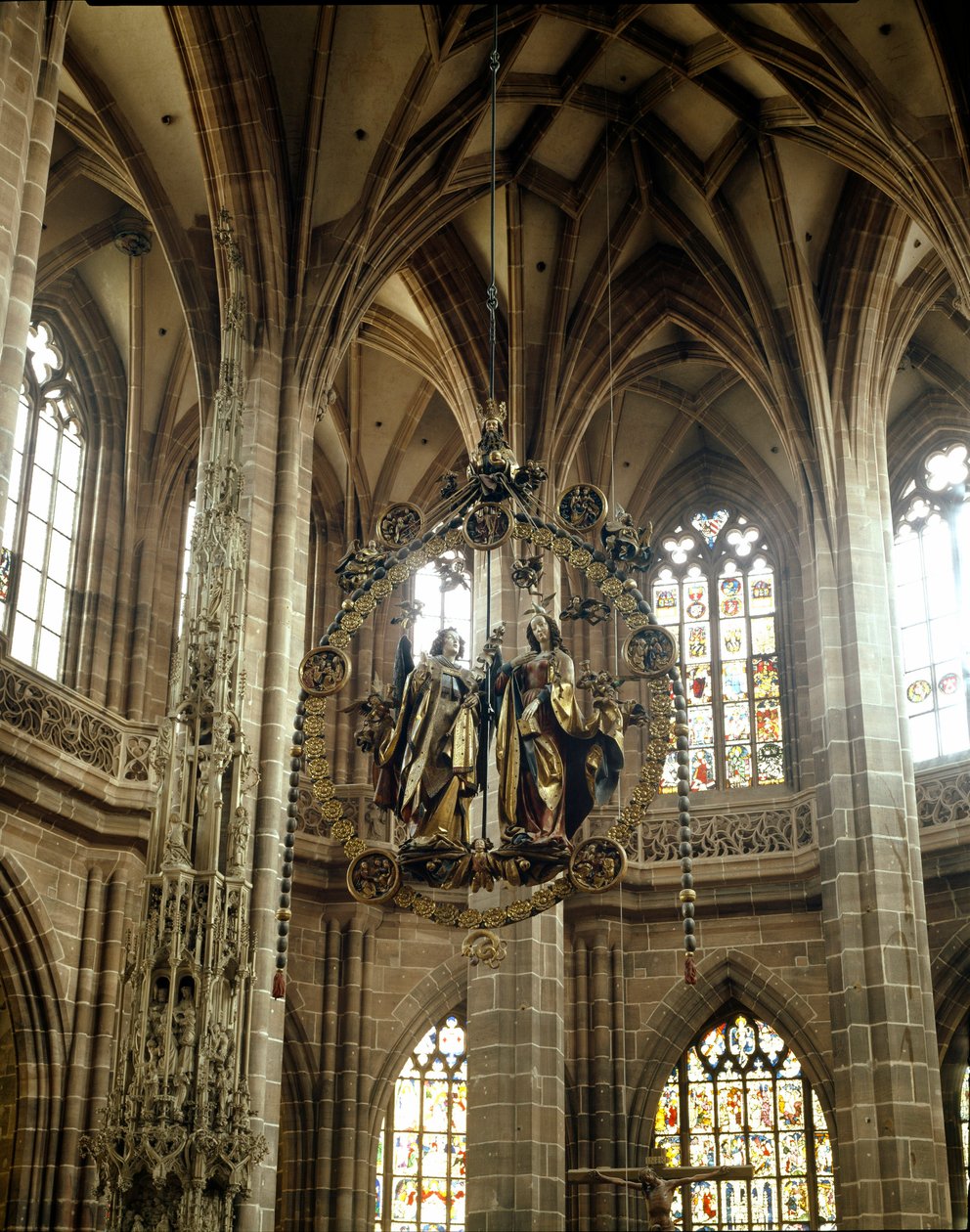 Veit Stoss (1455-1533) Pyhän Laurentiuksen kirkko, Nürnberg, Saksa tekijältä Veit or Wit Stoss