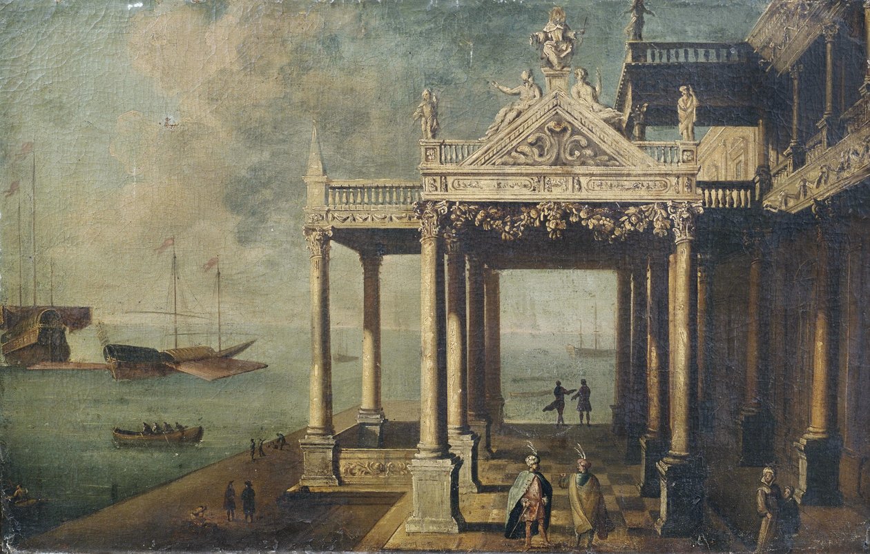 Arkkitehtuuri capriccio tekijältä Venetian