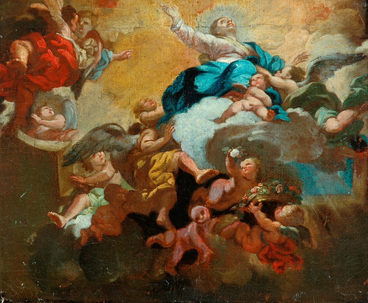 Neitsyt taivaaseenastuminen, 1650–1699 tekijältä Venetian School