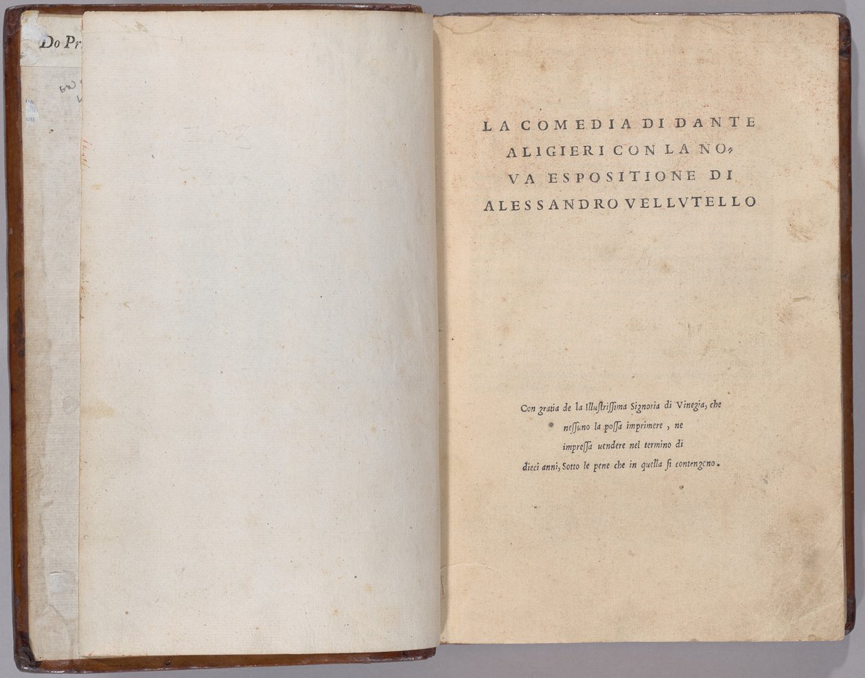 Komedia tekijältä Venetian 16th Century, Dante Alighieri