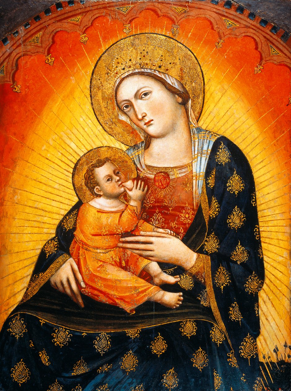 Painel com Madonna e Childfinnish tekijältä Veneziano Caterino