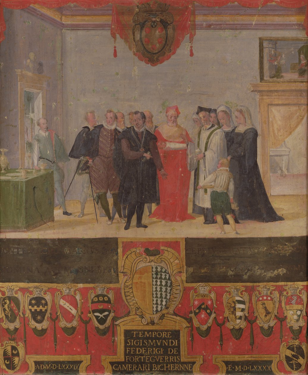 Cosimo II de Medicin kaste 1589 tekijältä Ventura di Arcangelo Salimbeni