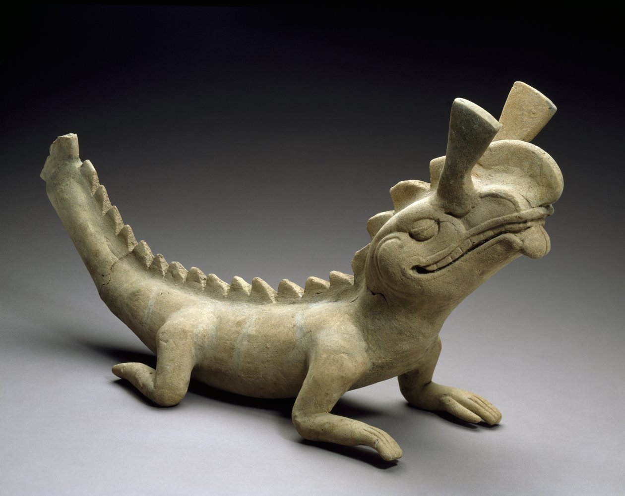 Iguana, 600-900 jKr (keraaminen) tekijältä Veracruz Veracruz