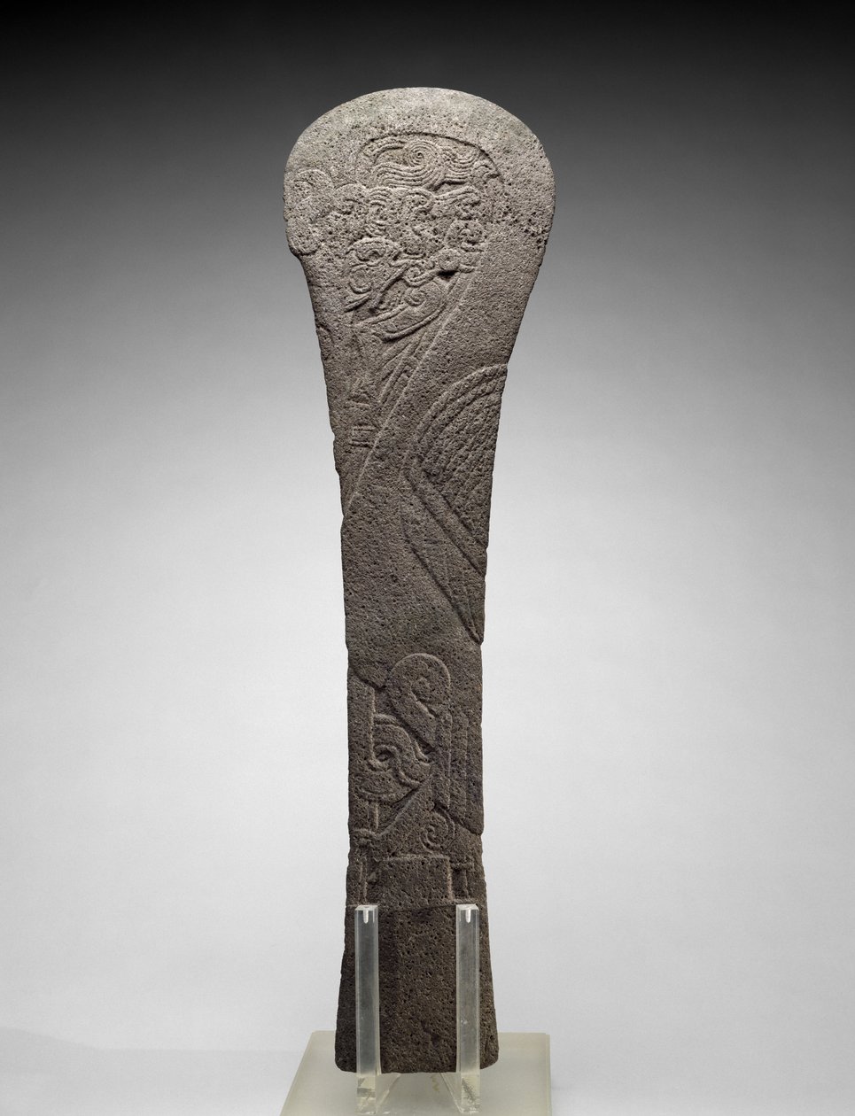 Palma ja vesilintu, 300-1200 jKr (basaltti) tekijältä Veracruz Veracruz