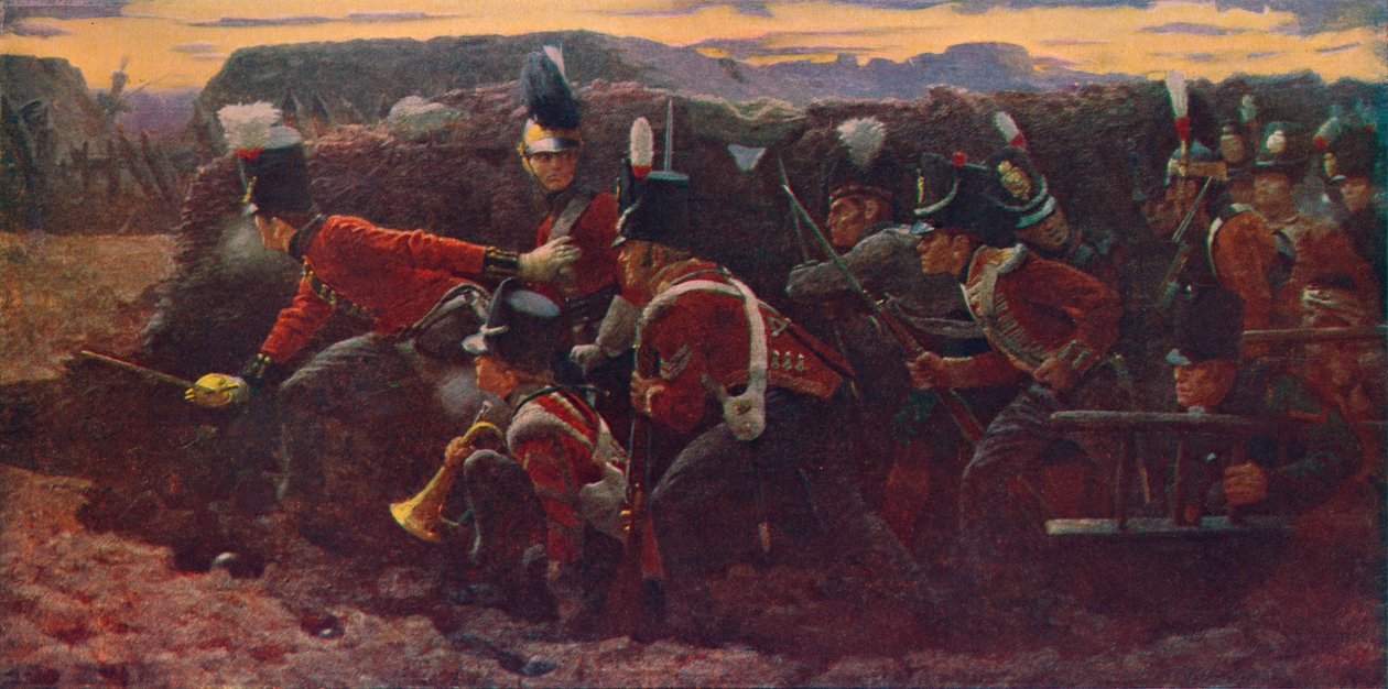 Forlorn Hope At Badajos, 1906 tekijältä Vereker Monteith Hamilton
