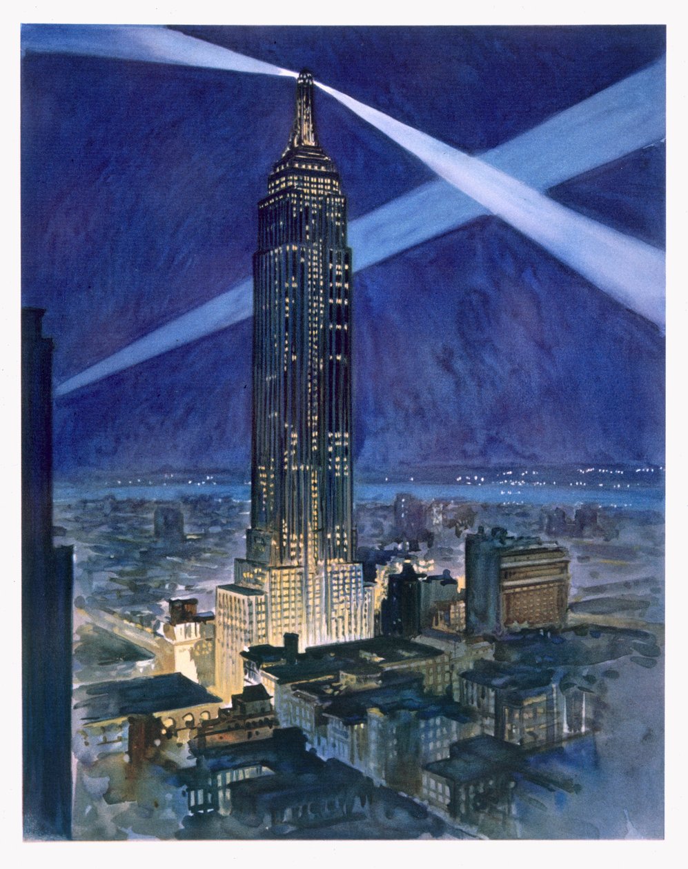 The Empire State Building, julkaisija William Edwin Rudge. tekijältä Vernon Howe Bailey