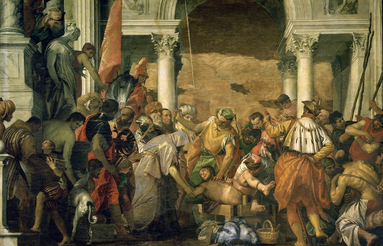 Pyhän Sebastianin marttyyrikuolema, 1565 tekijältä Paolo Veronese