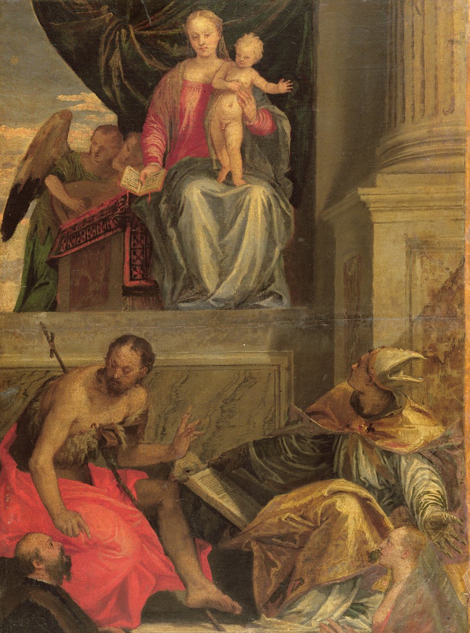 Luonnos Bevilacqua-alttaritaululle tekijältä Paolo Veronese